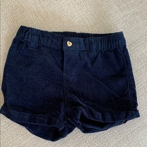 Navy Corduroy Shorts